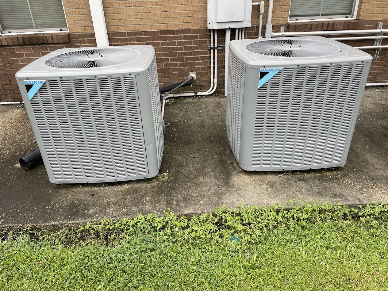 Residential AC unit installation in Addis, LA