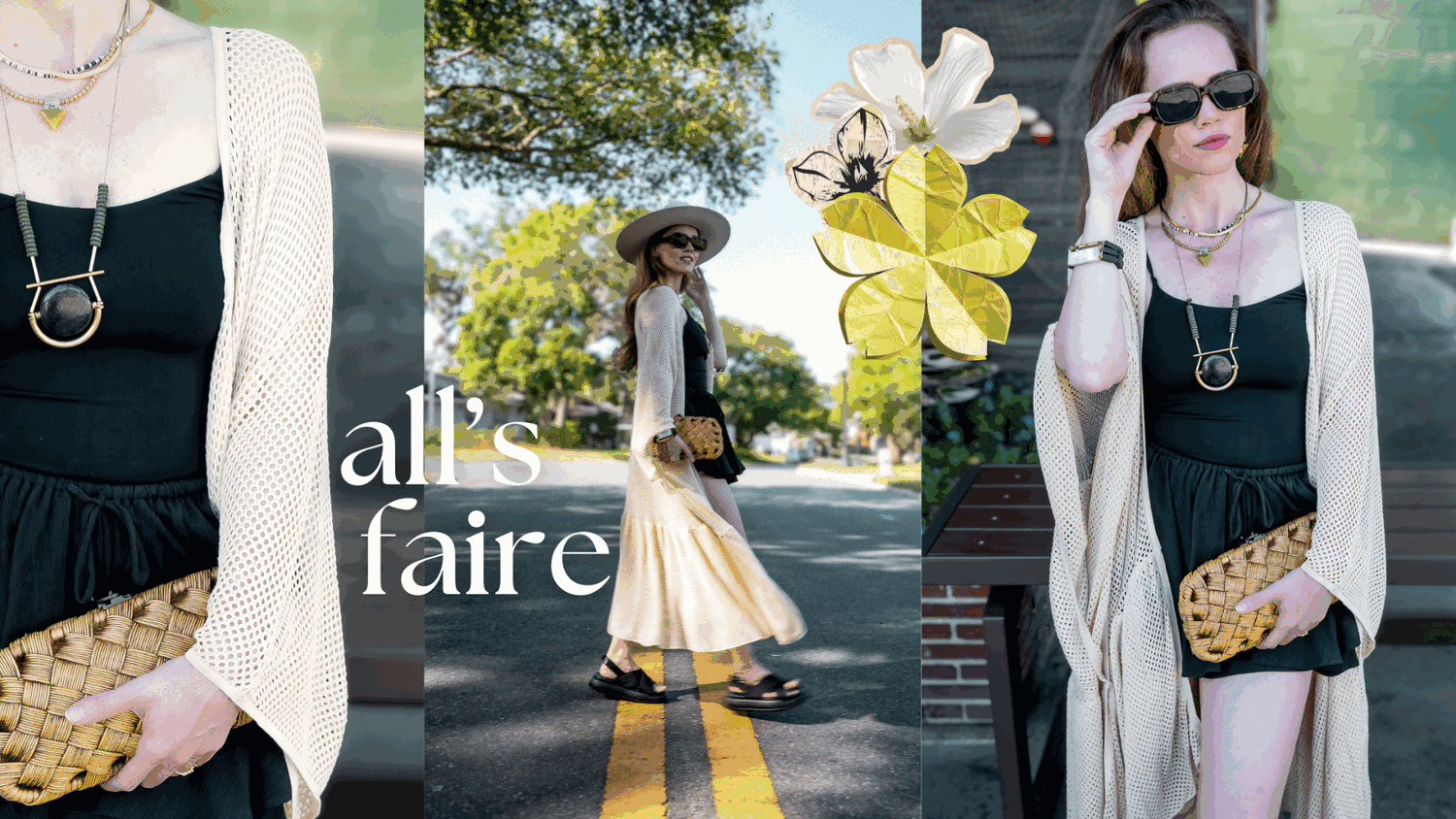 Editorial fashion look
