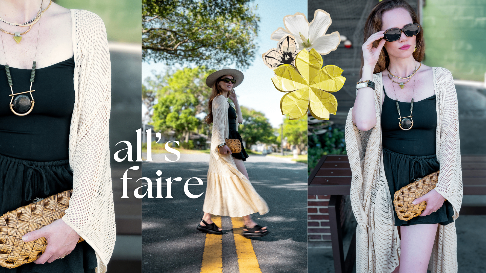 Editorial fashion look