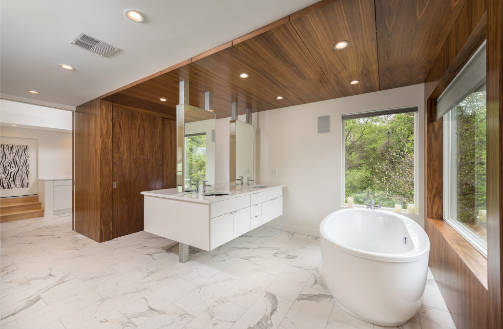 Modern bathroom architecture in Brooklyn