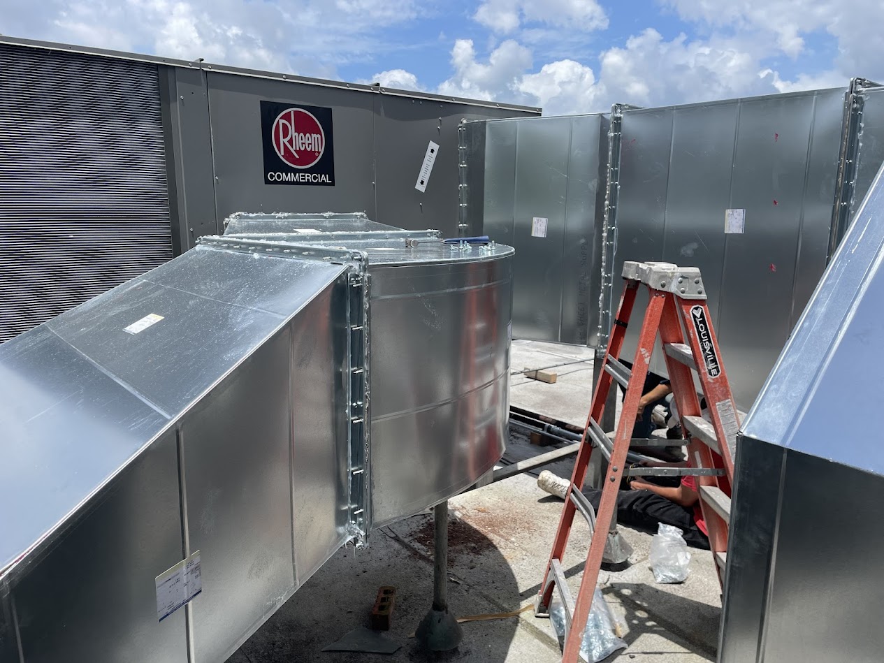 Commercial HVAC project in Addis, LA