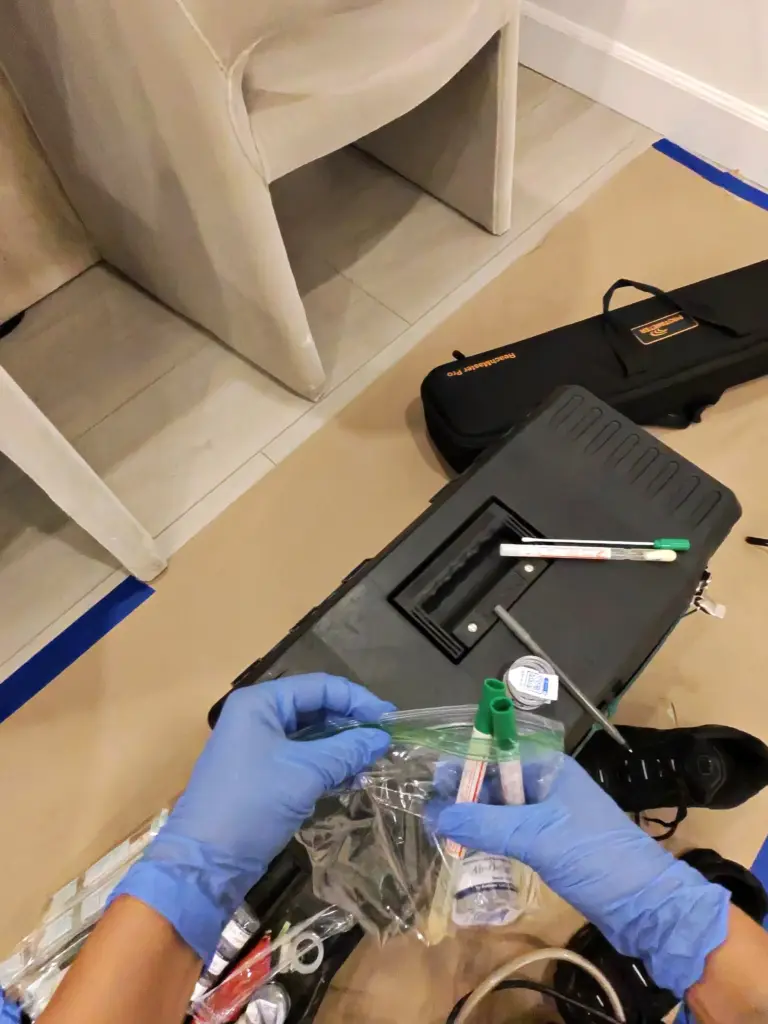 Emergency mold and water restoration equipment in Downey