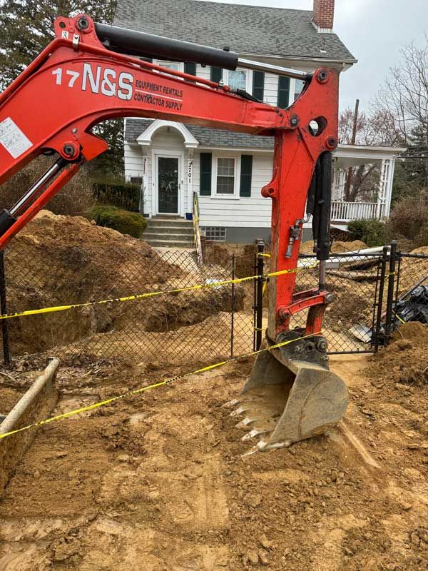 Water Line Replacement work by A-1 Trenchless in Montgomery County, MD