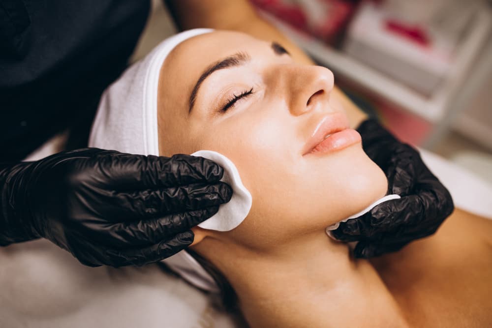 Spa facial treatment