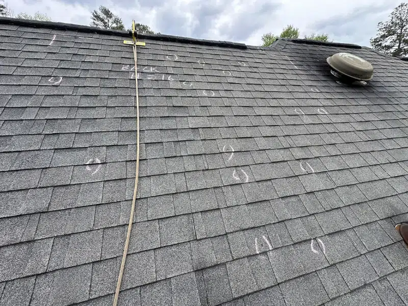 Storm damage roof inspection in Ocala, FL