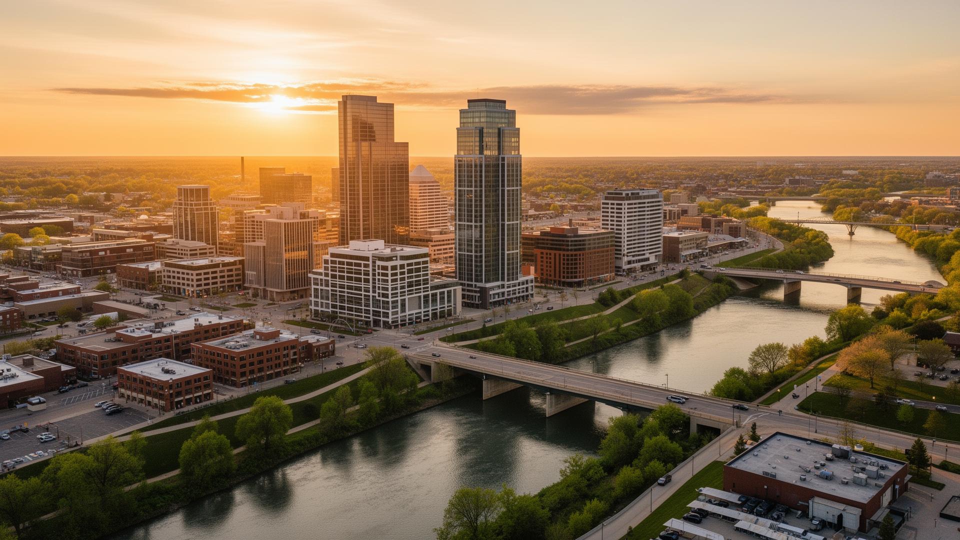 Cedar Rapids, Iowa skyline