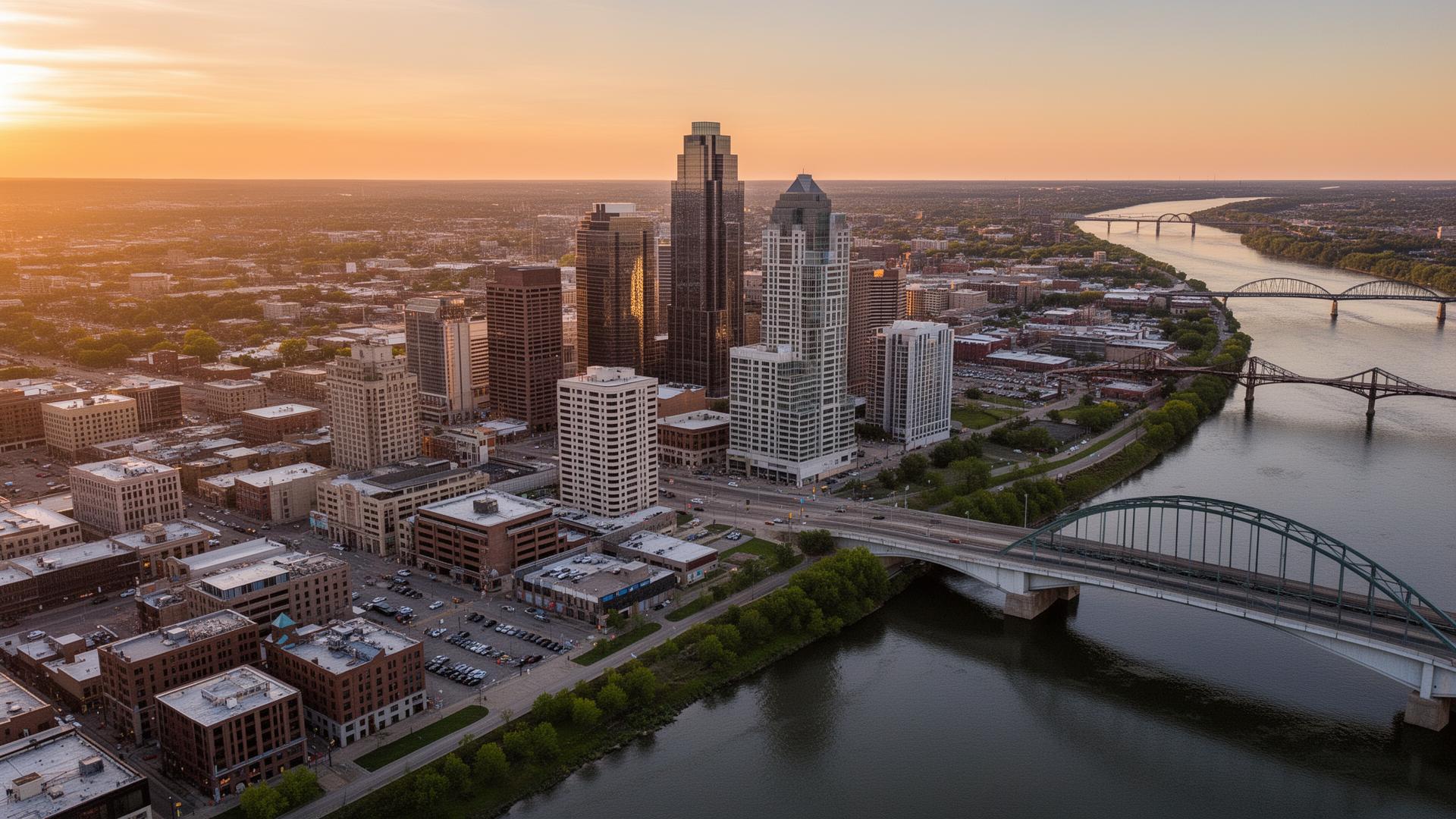 Davenport, Iowa skyline