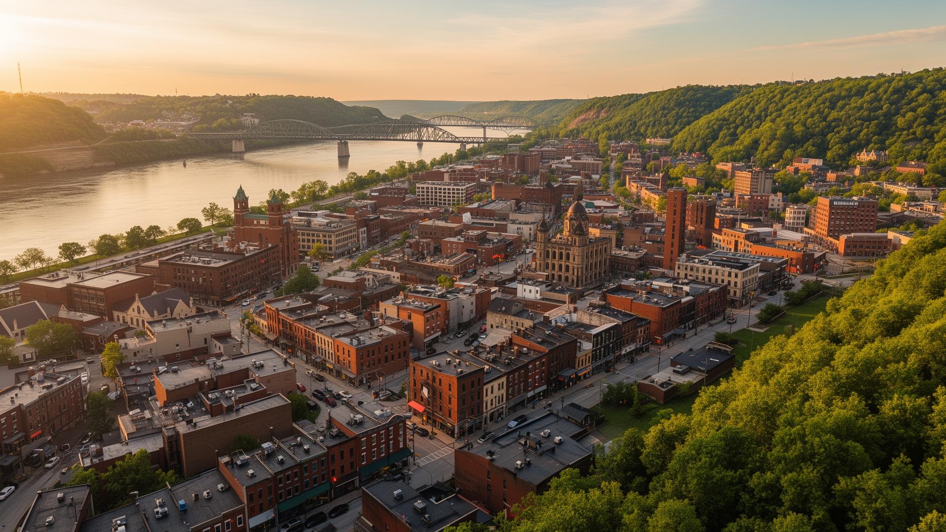 Dubuque, Iowa skyline