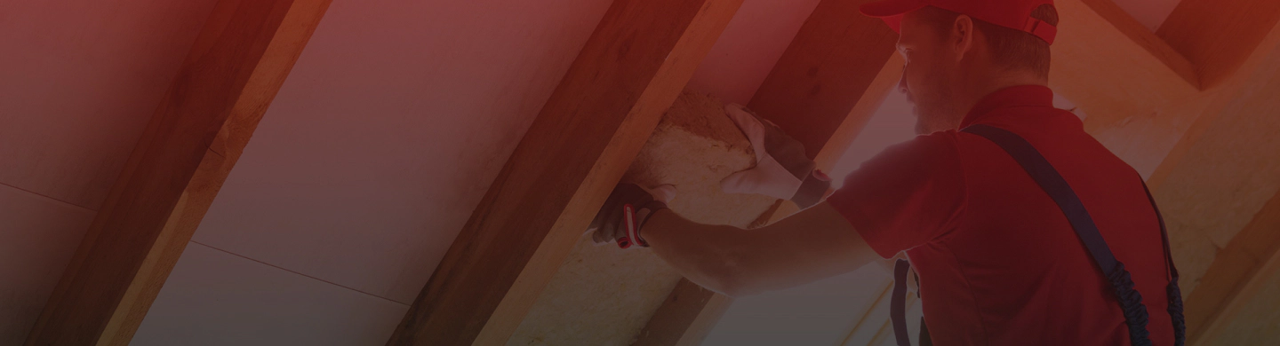 Masterguard insulation team installing batt insulation in Clovis, CA