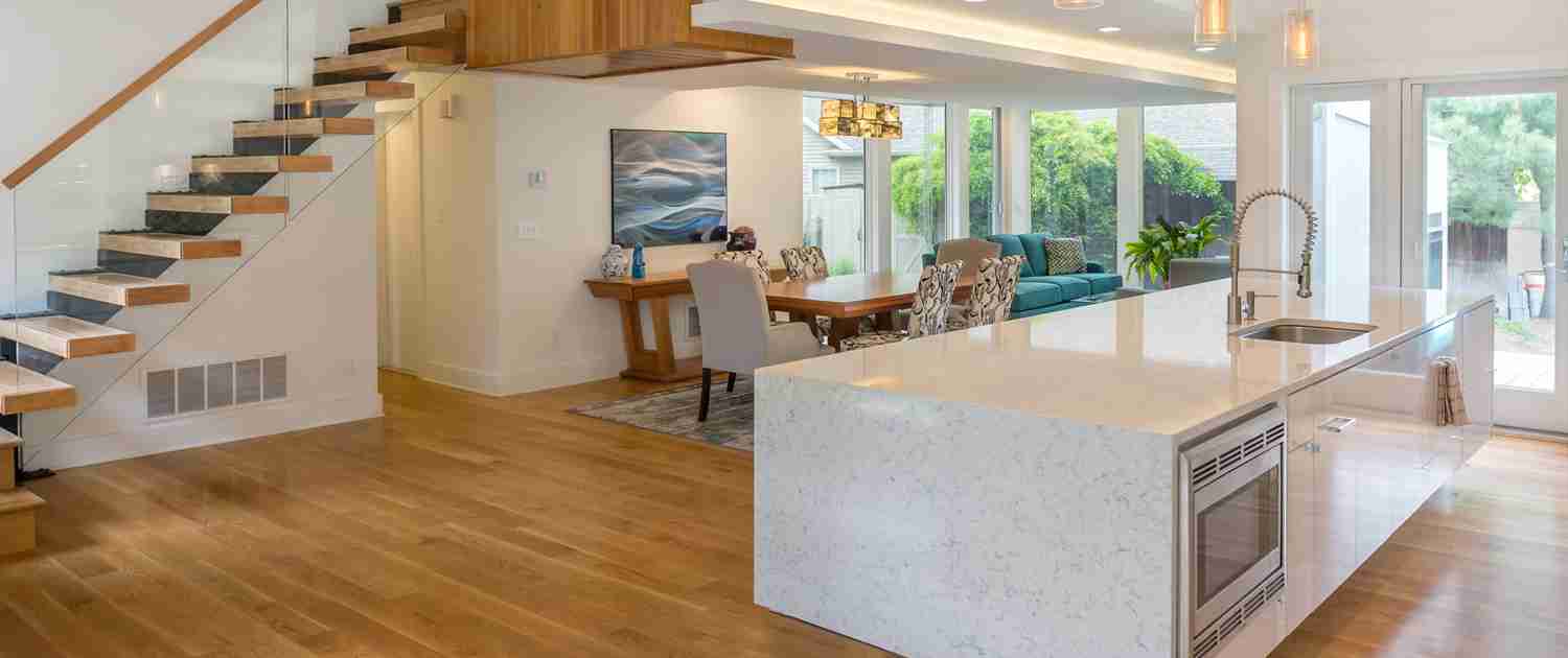 Modern architectural interior in Brooklyn