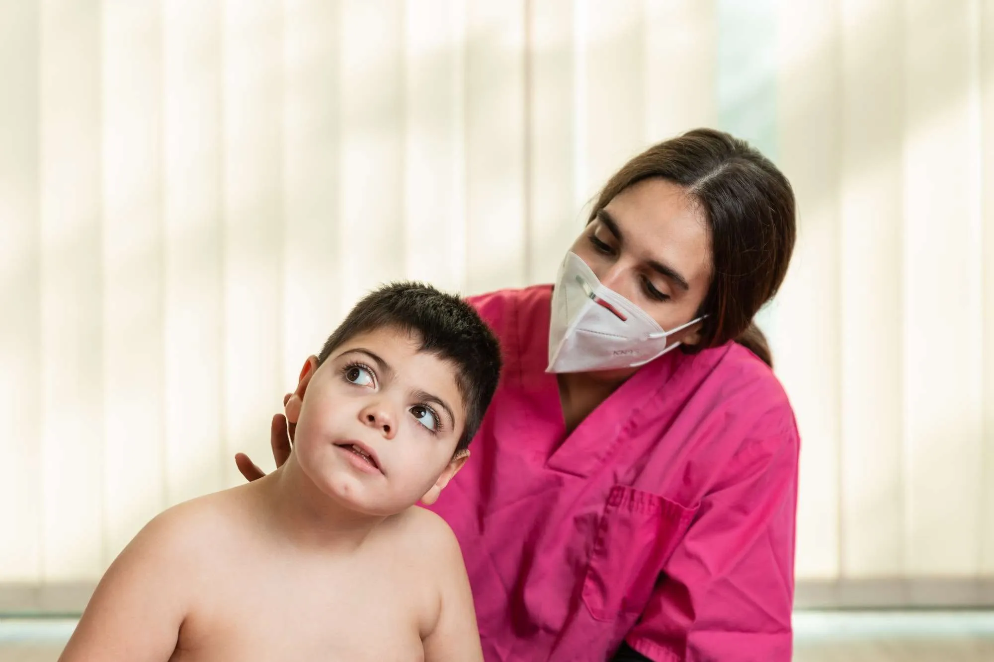 Pediatric care moment in Decatur, GA