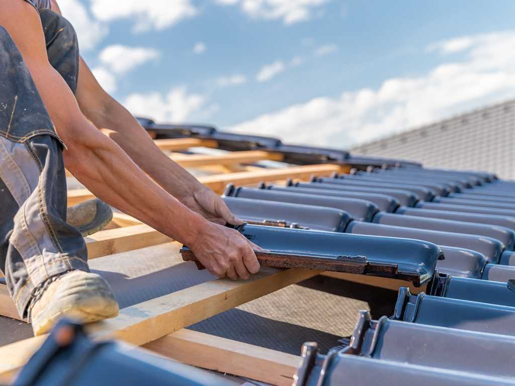 Roof tile installation
