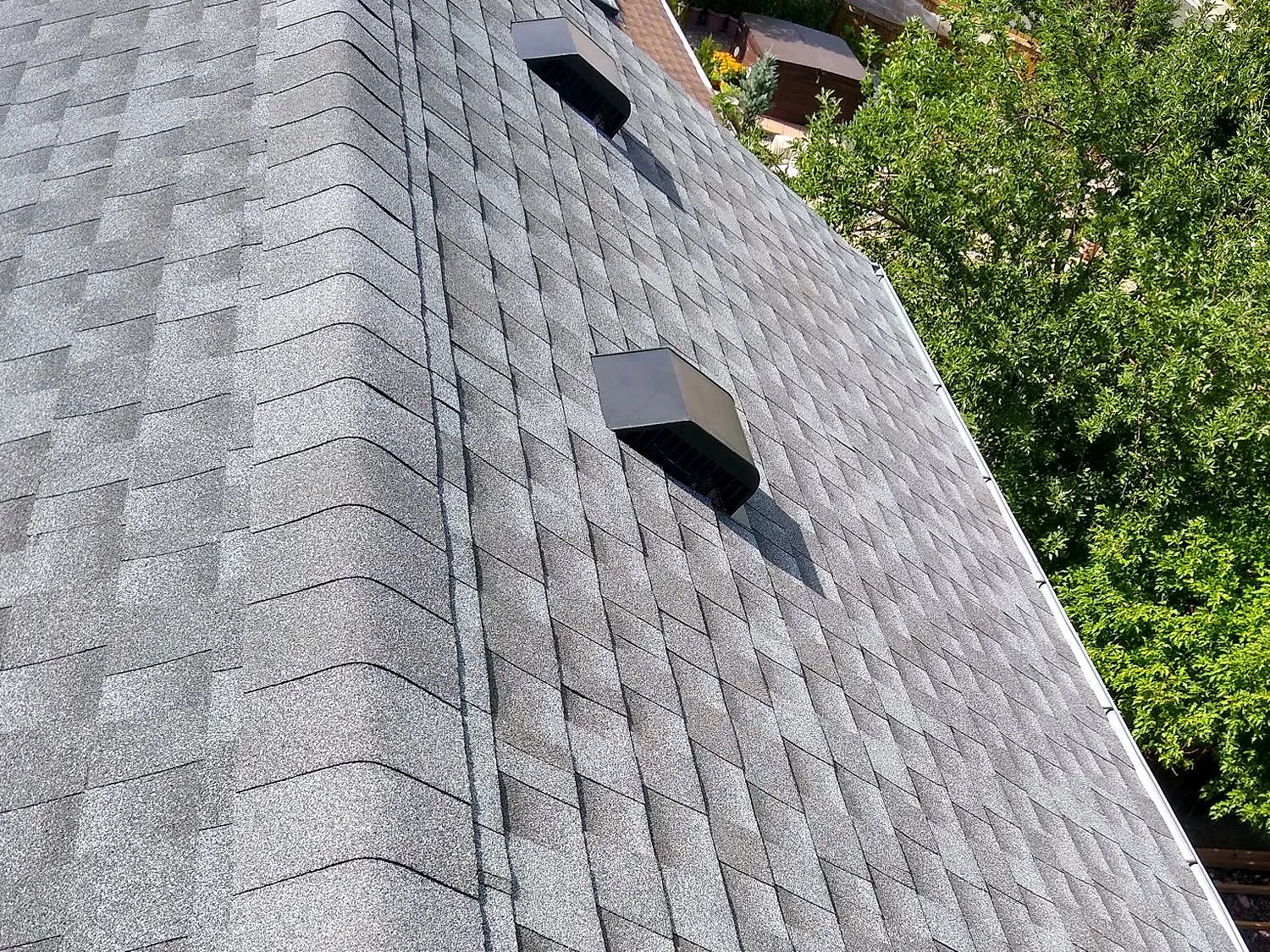 Quality shingle roof