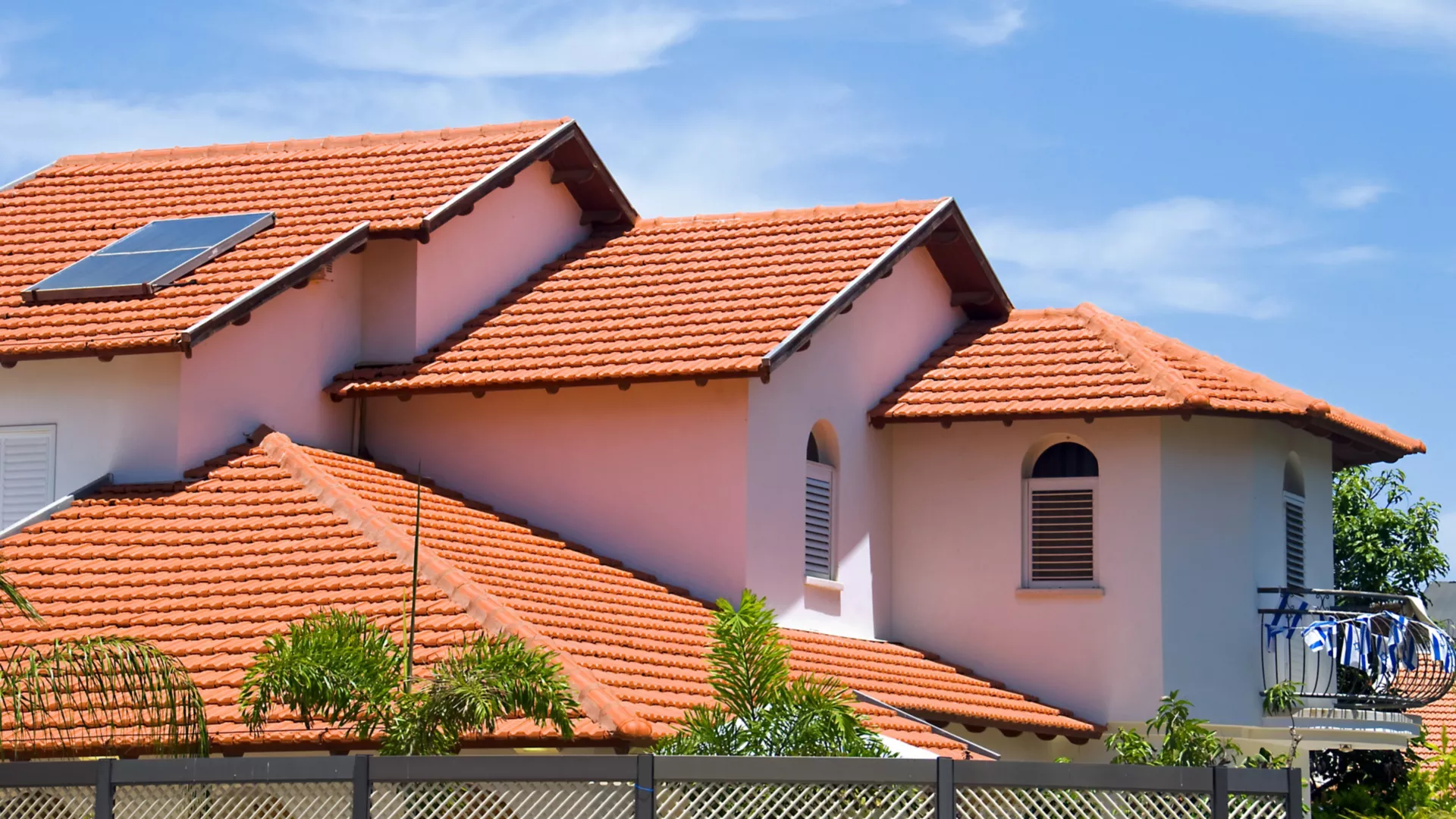 Beautiful tiled roof